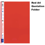 Marlin Red Quotation Folder 